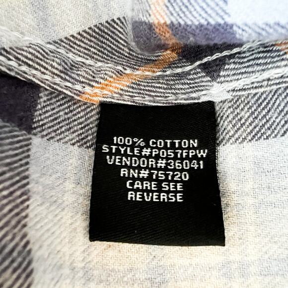 Outpost Makers Shirt Mens XXL Plaid Flannel Button Up Cowboy Western Cabin Core - Picture 6 of 7